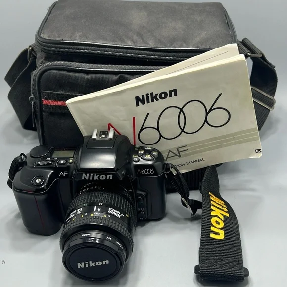 Nikon N6006 AF Camera With Nikon AF Nikkor 35-80mm Lenses - Main Image